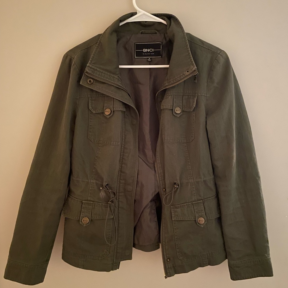 BBCI By Blanc Noir olive green jacket